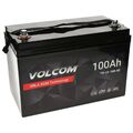 Volcom AGM 12V 100Ah Solarbatterie Wohnmobil Versorgung Boot Caravan Batterie