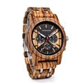 Herren Holzuhr Holz Armbanduhr Männeruhr Chronograph Herrenuhr Weihnachten NEU