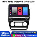 Für Skoda Octavia II 2008-2013 Autoradio GPS Navi Sat CARPLAY ANDROID CAR RADIO