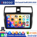 Für SUZUKI SWIFT III EZ MZ 2003-2010 10" Android 13 Autoradio KAM Navi RDS 2+32G