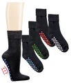 Damen und Herren Anti Rutsch-Socken im 2er Pack, Größe 39-42
