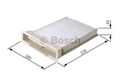 BOSCH 1 987 432 120 Innenraumfilter Filter Pollenfilter für DACIA RENAULT