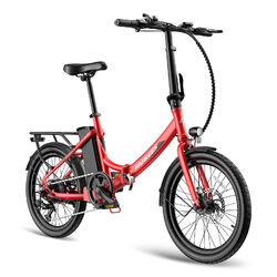 FAFREES 20 Zoll Elektrofahrrad Klapprad E Bike Damen 250W 25Km/h 16,75ah ebike