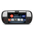 7" Android 13.0 Auto GPS Autoradio 8-Kern LTE 4G Navi DSP RDS Für FIAT 500 07-15