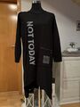 Wunderschönes Sweatshirt Kleid Schwarz Gr 40 Wie Neu 