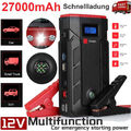 12V24V Auto KFZ Starthilfe Jump Starter 27000mAh Ladegerät Booster Powerbank PKW