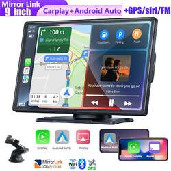 Tragbarer Apple CarPlay und Android Auto Wireless Display Autoradio 9-Zoll