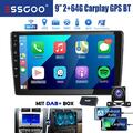 Für Peugeot 407 2004-2011 DAB+ 64G Autoradio Carplay Bluetooth Android13 GPS Kam