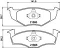 HELLA PAGID Bremsbelagsatz Scheibenbremse 8DB 355 007-911 für VW POLO 3 CLASSIC