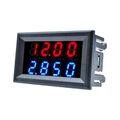 1/2/5PCS Dual Digital LED DC 0-200V 10A Amp Voltmeter Ammeter 4 Bit 5 Wires