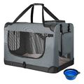 Hundetransportbox Hundebox faltbar Autotransportbox Katzen Hunde Box Juskys®