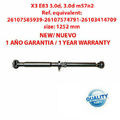 ◄ Kardanwelle Gelenkwelle BMW X3 E83 3.0D, 3.0D M57N2, 26107585939, 26107574791►