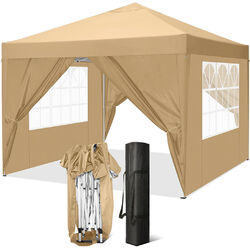 Pavillon 3x3/3x6m Wasserdicht Faltpavillon Anti-UV Partyzelt Gartenzelt Festzelt