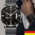 Armbanduhr Herrenuhr Wasserdicht Analog Quarz Uhr Männer Sportuhr Business DHL