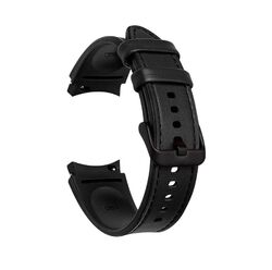 Armband Silikon Leder für Samsung Galaxy Watch 4 5 6 7 Classic Pro 40 bis 47 mm