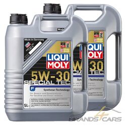 2x 5 L = 10 LITER LIQUI MOLY SPECIAL TEC F 5W-30 MOTOR-ÖL MOTOREN-ÖL 32099271#MARKENQUALITÄT VOM KFZTEILEPROFI - VERSAND AB LAGER#