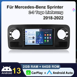 Autoradio Für Mercedes-Benz Sprinter Carplay Android 13 GPS NAVI SWC DAB+ 2+64G