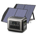 Solargenerator 2X 100W Solarpanel mit 1800W Generator für Camping und Notfälle