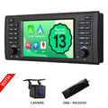 DAB+CAM+Für BMW E39 Autoradio Android 13 Auto GPS Navi CarPlay RDS Bluetooth USB