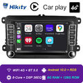 8-Kern 128GB Android 10 Autoradio GPS CarPlay Für VW Passat Golf 5/6 Polo Touran