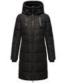 Marikoo Damen Winter Steppmantel Puffermantel warm lang mit Kapuze Natsukoo