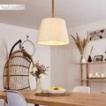 Boho Hanfseil Ess Wohn Schlaf Zimmer Beleuchtung Stoff weiß Hänge Pendel Lampen 