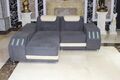 Ecksofa L Form Couch Wohnlandschaft Garnitur Design Modern Sofa Stoff Sofort