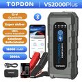 TOPDON VS2000 PLUS Auto Batterietester und KFZ Starthilfe PowerBank 4in1 PKW LKW