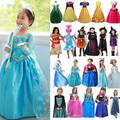 Elsa Anna Kostüm Kinder - Mädchen Prinzessin Kleid Cosplay Karneval Outfits NEU