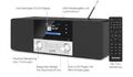 TechniSat DIGITRADIO 3 VOICE Stereo DAB Radio mit offline Sprachsteuerung