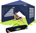 Pop Up 3x3 Pavillon mit 4 Seitenteilen Faltbar UV-Schutz 50+ Partyzelt NEU