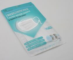 Medizinische Mundschutz OP Maske Atemmaske Mund Nasen Schutz von Hygilove - Weiß🔥 TOP-PREIS ⭐️ Deutscher Händler ⭐️ Medizinisch | Weiß