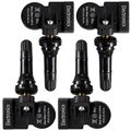 4x TPMS Reifendrucksensoren Metallventil Gunmetal für Bentley Lamborghini Porsch
