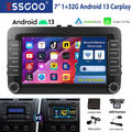 7" 32G Android 13 Autoradio Carplay MIC Kam Für VW GOLF 5 6 Passat Touran Tiguan