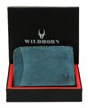 WILDHORN® Carter Blue Hunter Leder Geldbörse für Herren - kostenloser Versand