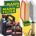 MANN INSPEKTIONSPAKET+7L MOTUL 5W-30 ÖL passend für BMW X3 F97 X4 F98 30 40d