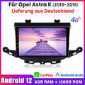 9" Android12 Autoradio GPS Navi Für Opel Astra K 2005 Carplay WIFI DAB BT 6+128G