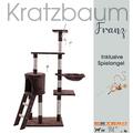 Kratzbaum Katzenbaum Katzenkratzbaum 138 cm XXL Kletterbaum Spielbaum Braun