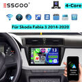 Für Skoda Fabia 3 III 2014-2020 4+64G Android 13 Carplay Autoradio GPS Navi +KAM