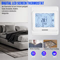 CONENTOOL Digital Thermostat Weiß LCD Raumthermostat Fußbodenheizung Wandheizung