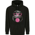 Meerschweinchen mit Kaugummi und Brille Herren 80% Baumwolle Hoodie