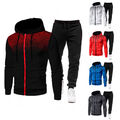 Herren Jogginganzug Trainingsanzug Sportanzug Fußball Sporthose Hoodie Tracksuit