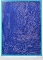 Ernst Fuchs  "Kopf eines Cherub" - signiert- nummeriert - (64,5 x 50 cm)