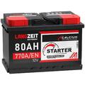 Autobatterie 80Ah 12V Auto Batterie ersetzt 74Ah 75Ah 72Ah 77Ah Starterbatterie