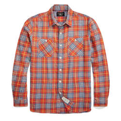 RRL by Ralph Lauren Plaid Twill Workshirt Red / Blue