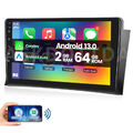 2+64G Android 13 Autoradio Carplay GPS Navi FM RDS Für VW T5 Multivan 2003-2015