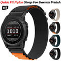 Nylon Quickfit Armband Für Garmin Fenix 3HR 7 7X 6 6X Solar 5 5X Plus Epix Pro