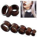 8-20mm Plugs Tunnel Ohr Tunnel Ohrringe Ohr Dehner Holz Expander Piercing ✪ ⭐