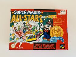 Super Mario All-Stars SNES Komplett Spiel, Anleitung, OVP. PAL Nintendo 