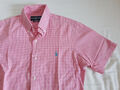 RALPH LAUREN Polo Herren Kurzarm HEMD Gr S Custom Fit Shirt